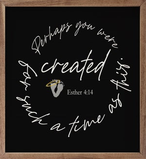 Created Esther 4.14 Black
